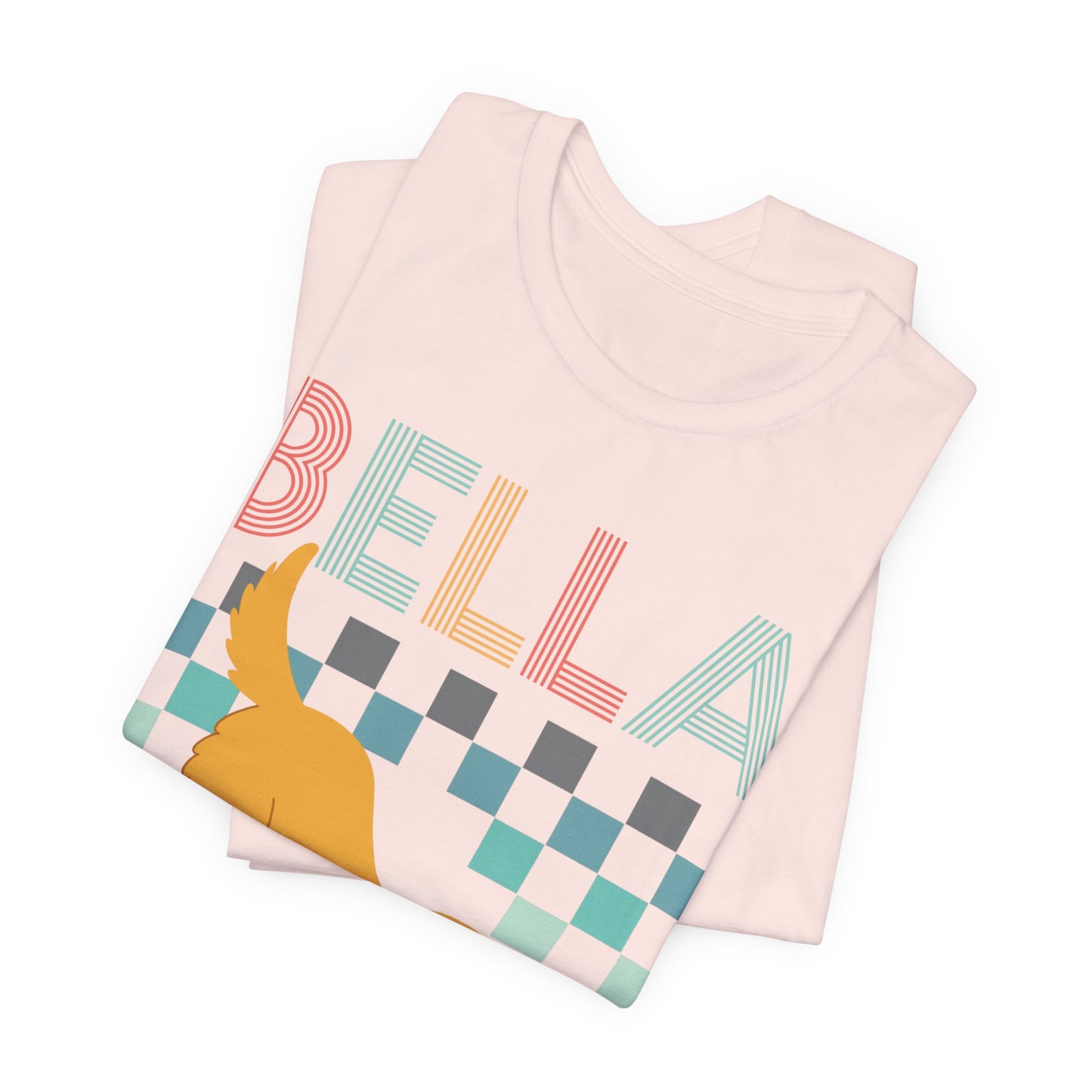 Golden Retriever Checkered TShirt