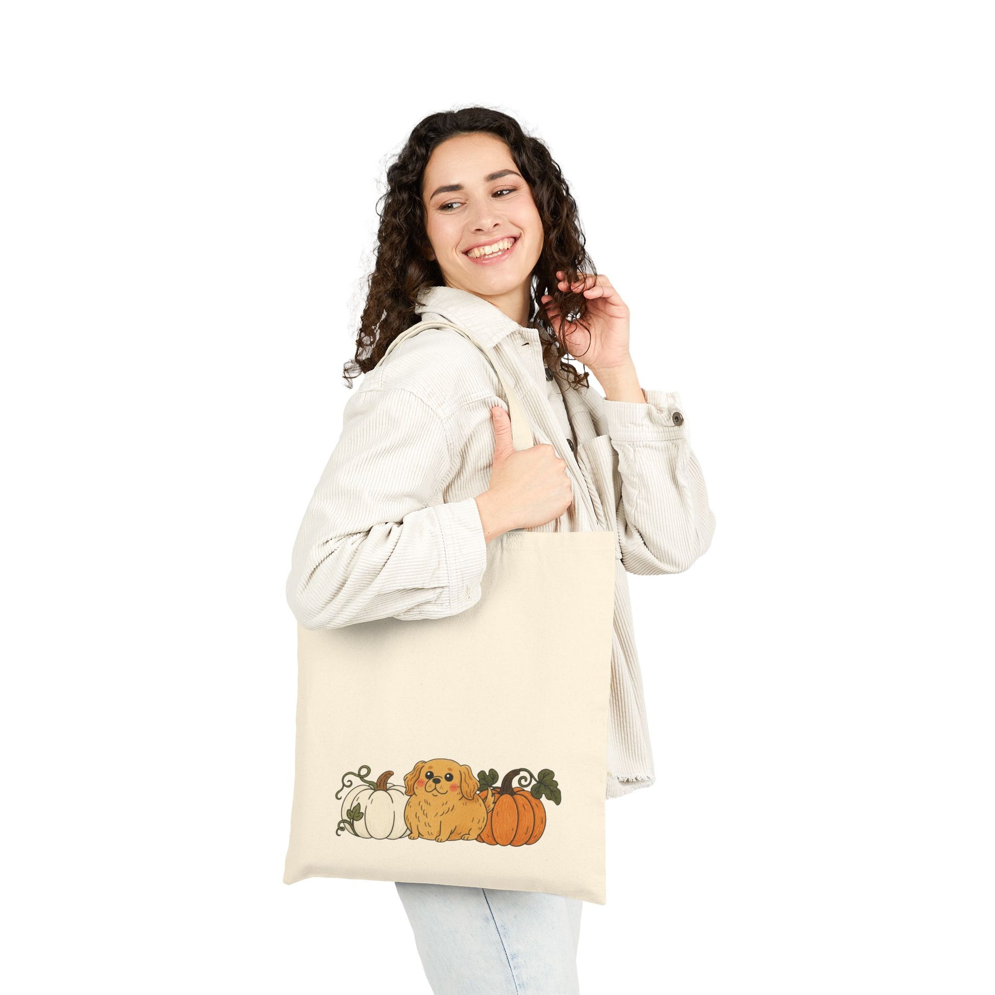 Golden Retriever Pupkin Tote Bag