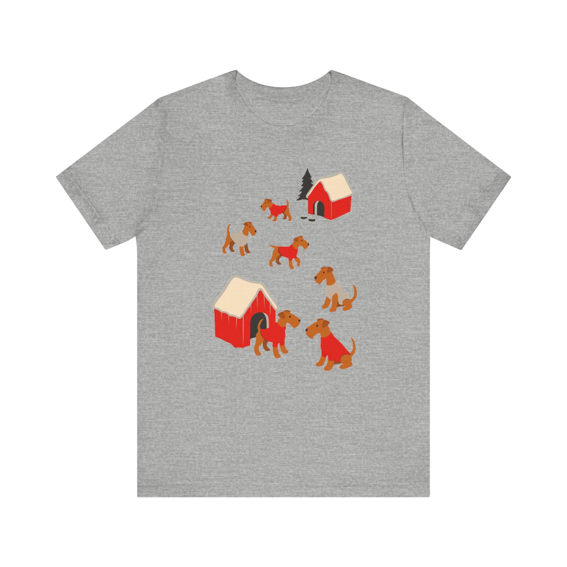 Airedale Terrier Snow Play TShirt