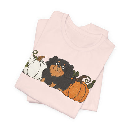 Black Tan Cavalier Pupkin Unisex Tshirt