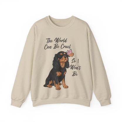 Cruel World Black Tan Cavalier Sweatshirt