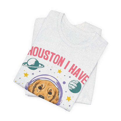 Golden Retriever Houston Space TShirt