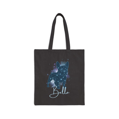 Custom Frenchie Constellation Tote Bag