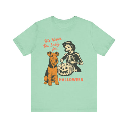 Airedale Terrier Early Halloween TShirt