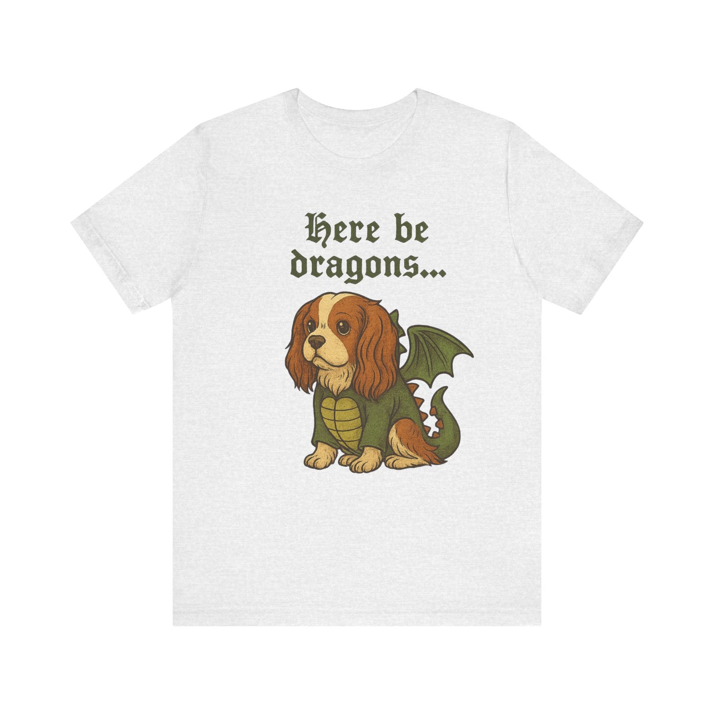 Blenheim Cavalier Here Be Dragons TShirt