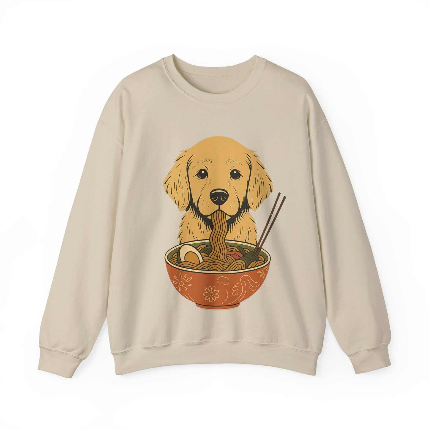 Ramen Golden Retriever Sweatshirt
