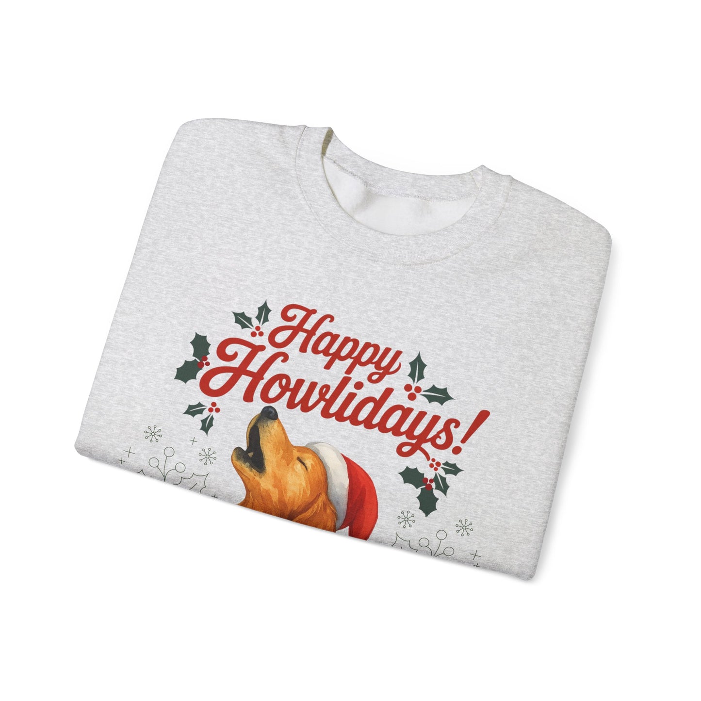 Golden Retriever Happy Howlidays Sweatshirt