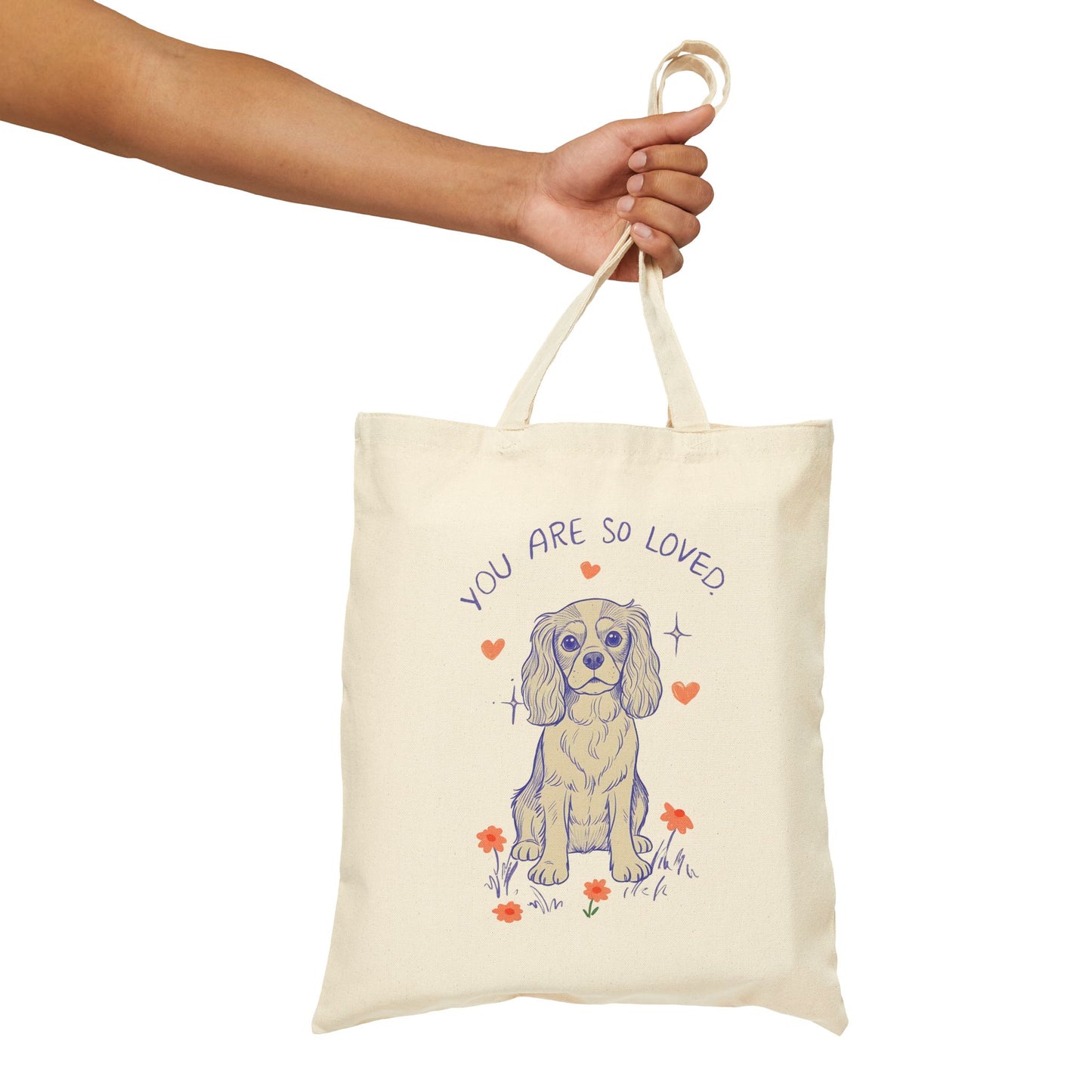 Cavalier King Charles Always Loved Tote Bag