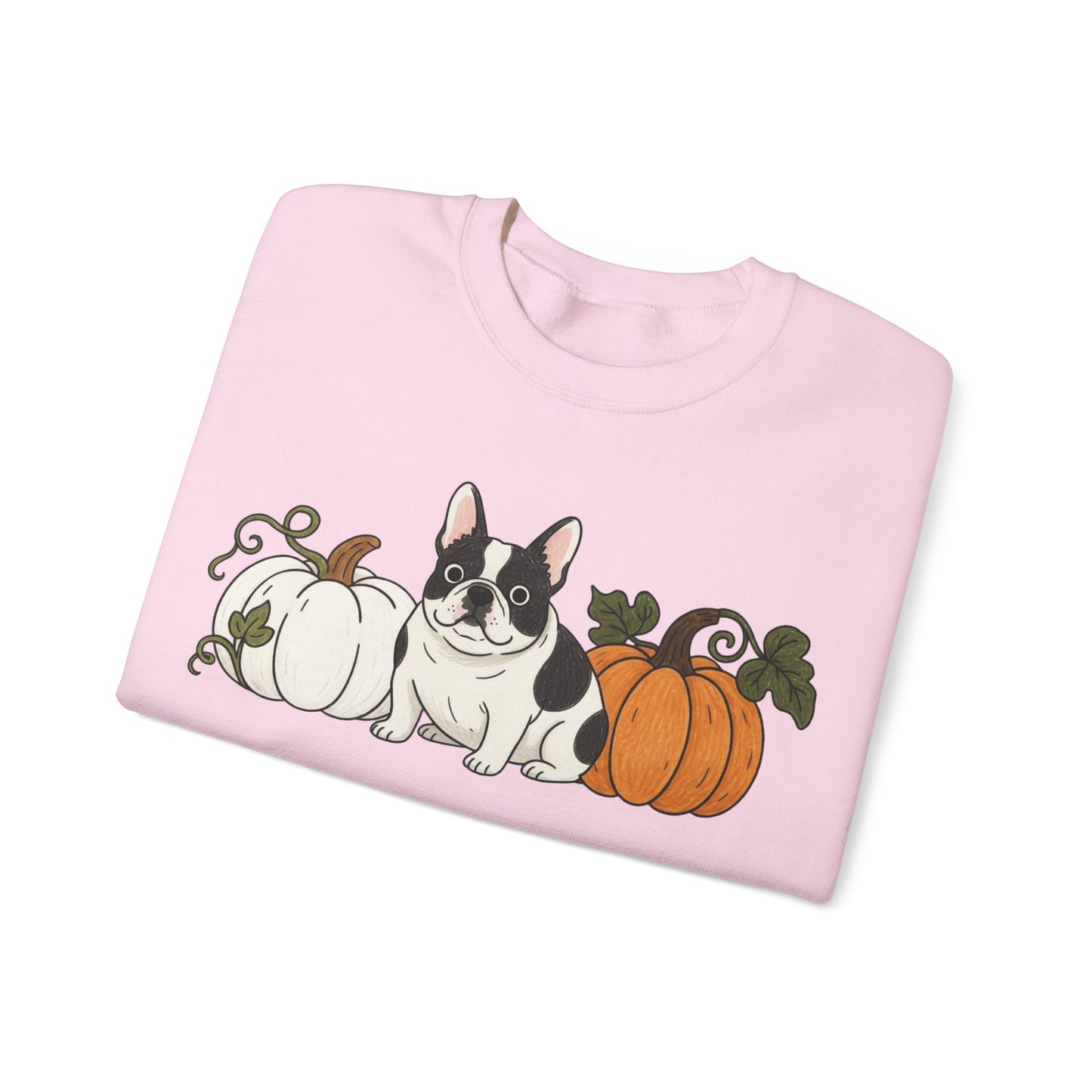 Piebald Frenchie Pupkin Unisex Sweatshirt