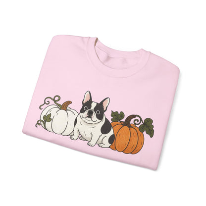 Piebald Frenchie Pupkin Unisex Sweatshirt