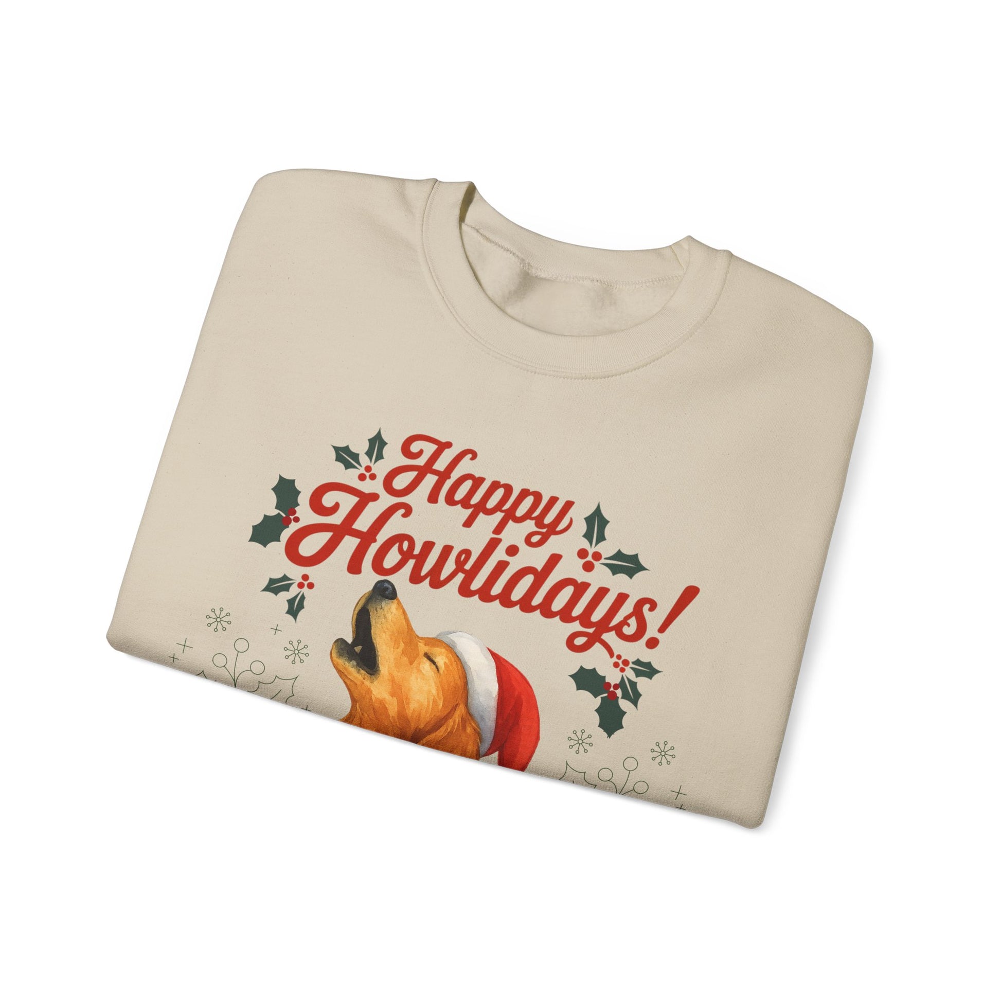 Golden Retriever Happy Howlidays Sweatshirt
