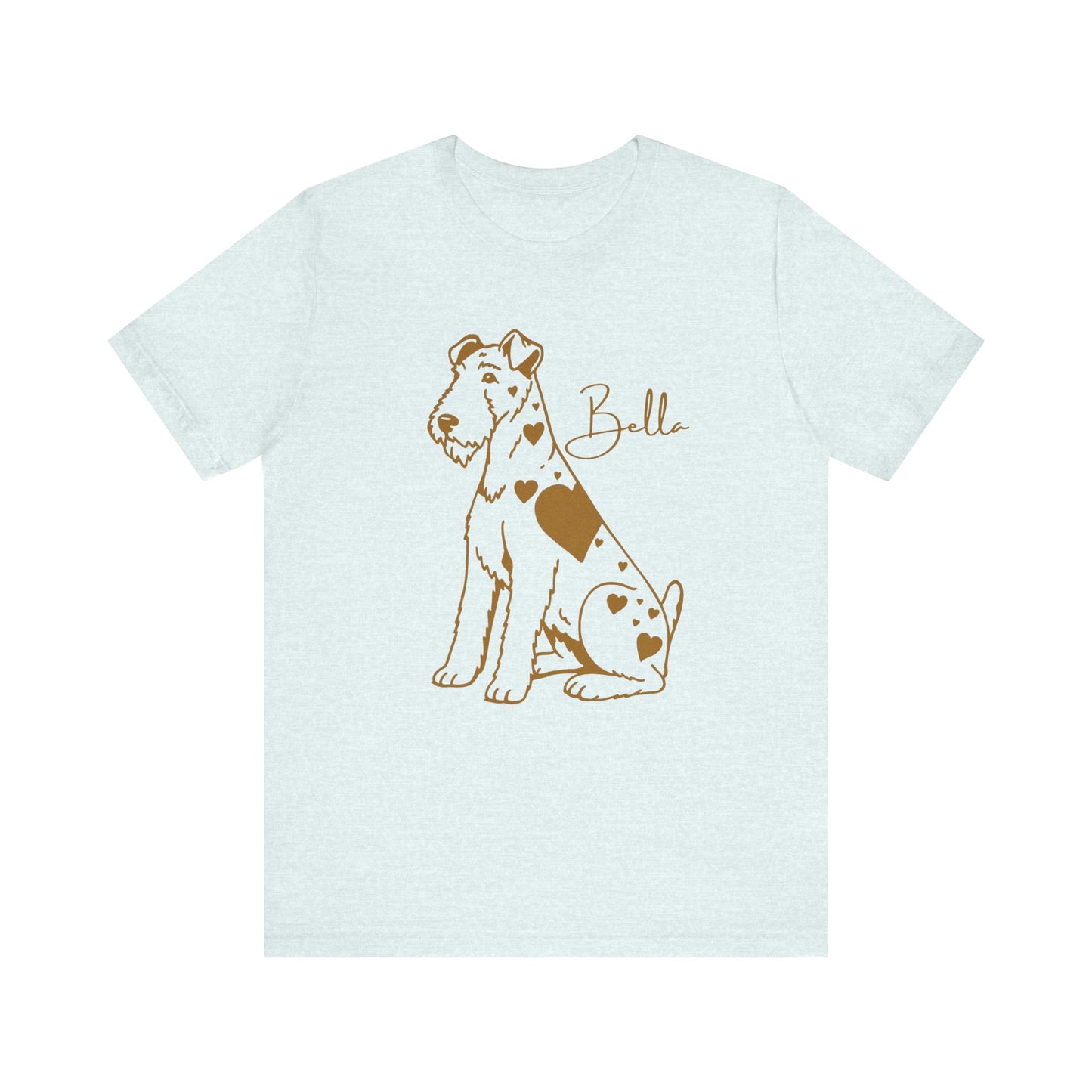 Airedale Terrier Heart Dog TShirt