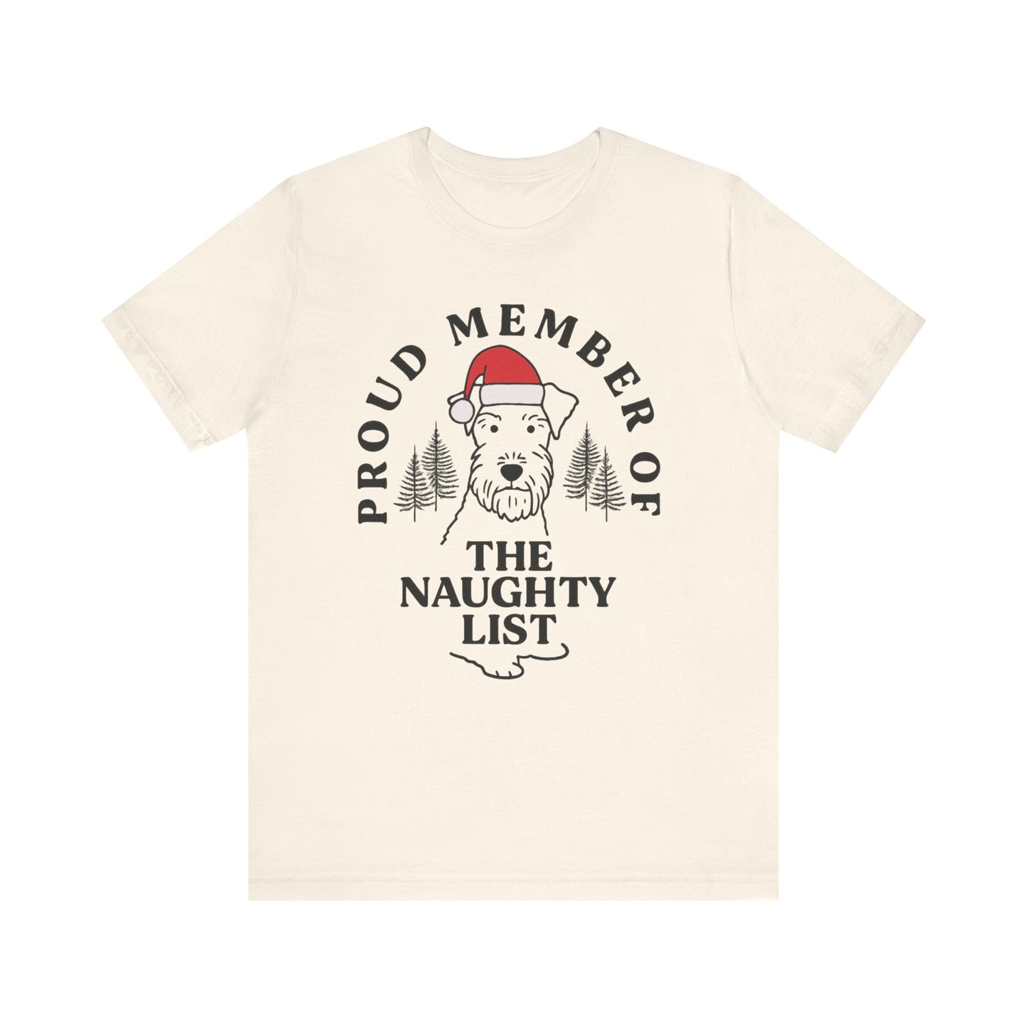 Airedale Terrier Naughty List TShirt