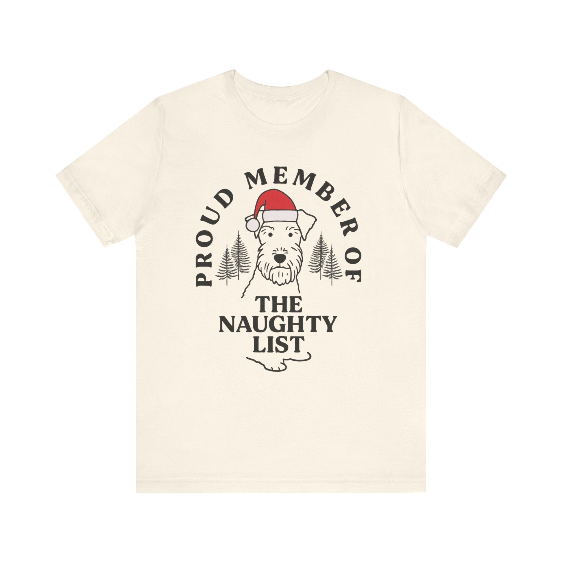 Airedale Terrier Naughty List TShirt