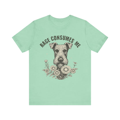 Airedale Terrier Rage Unisex Tshirt