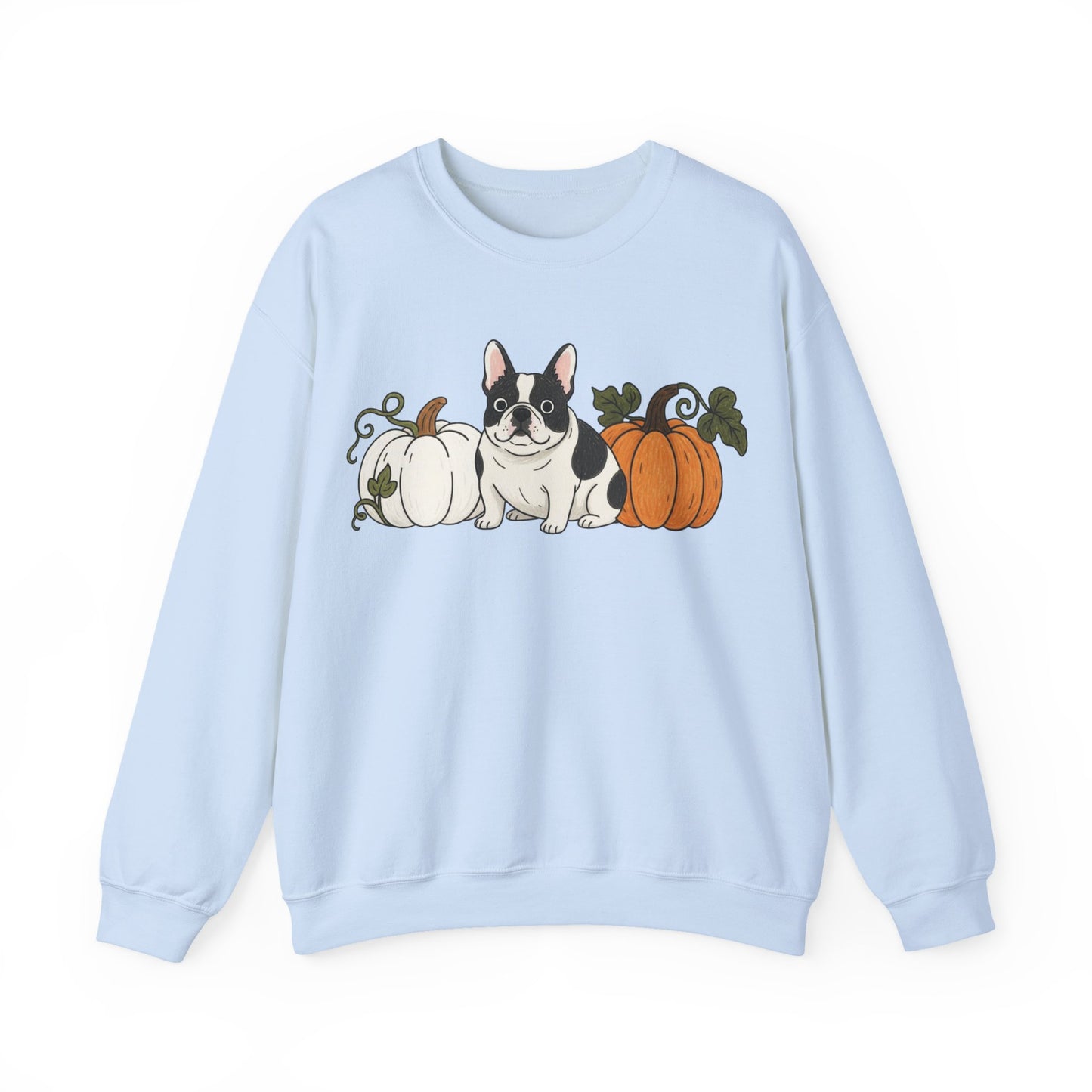 Piebald Frenchie Pupkin Unisex Sweatshirt