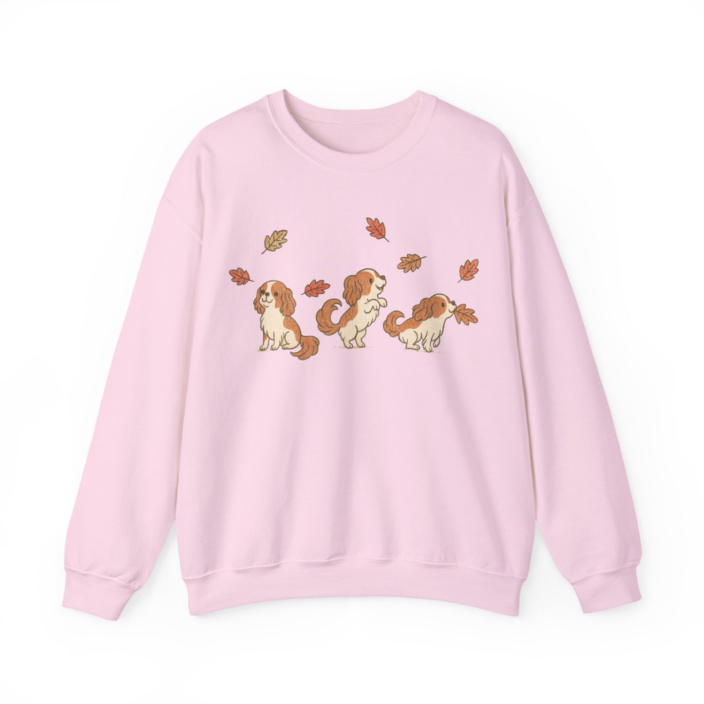 Blenheim Cavalier Chasing Leaves Sweatshirt
