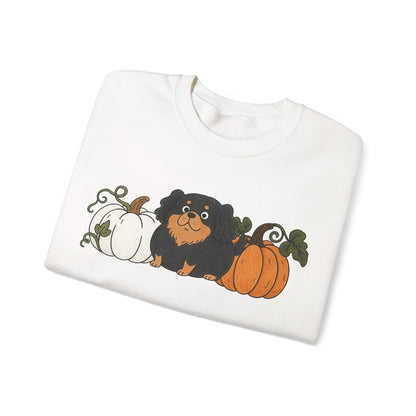 Black Tan Cavalier Pupkin Unisex Sweatshirt