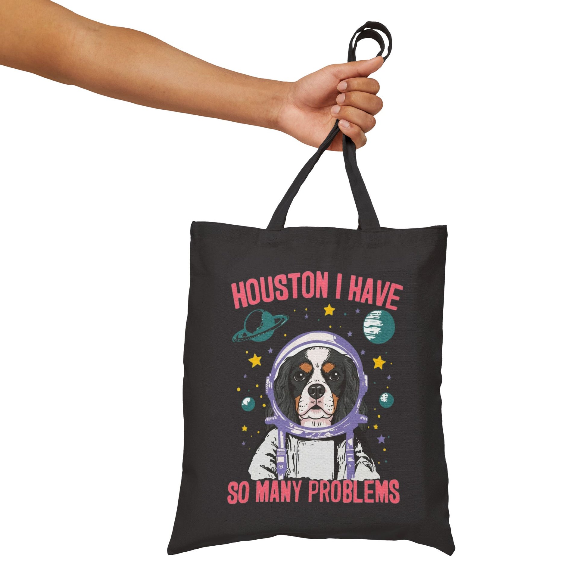 Tricolor Cavalier Houston Space Tote Bag