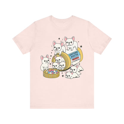 Serotonin Tee White French Bulldog