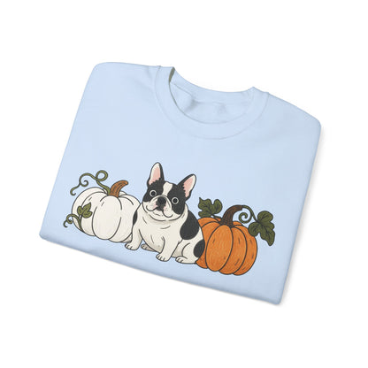 Piebald Frenchie Pupkin Unisex Sweatshirt