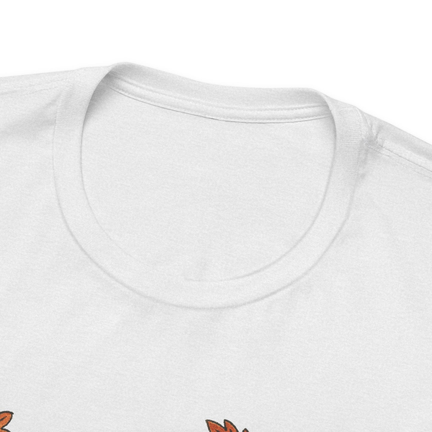 Piebald Frenchie Chasing Leaves TShirt