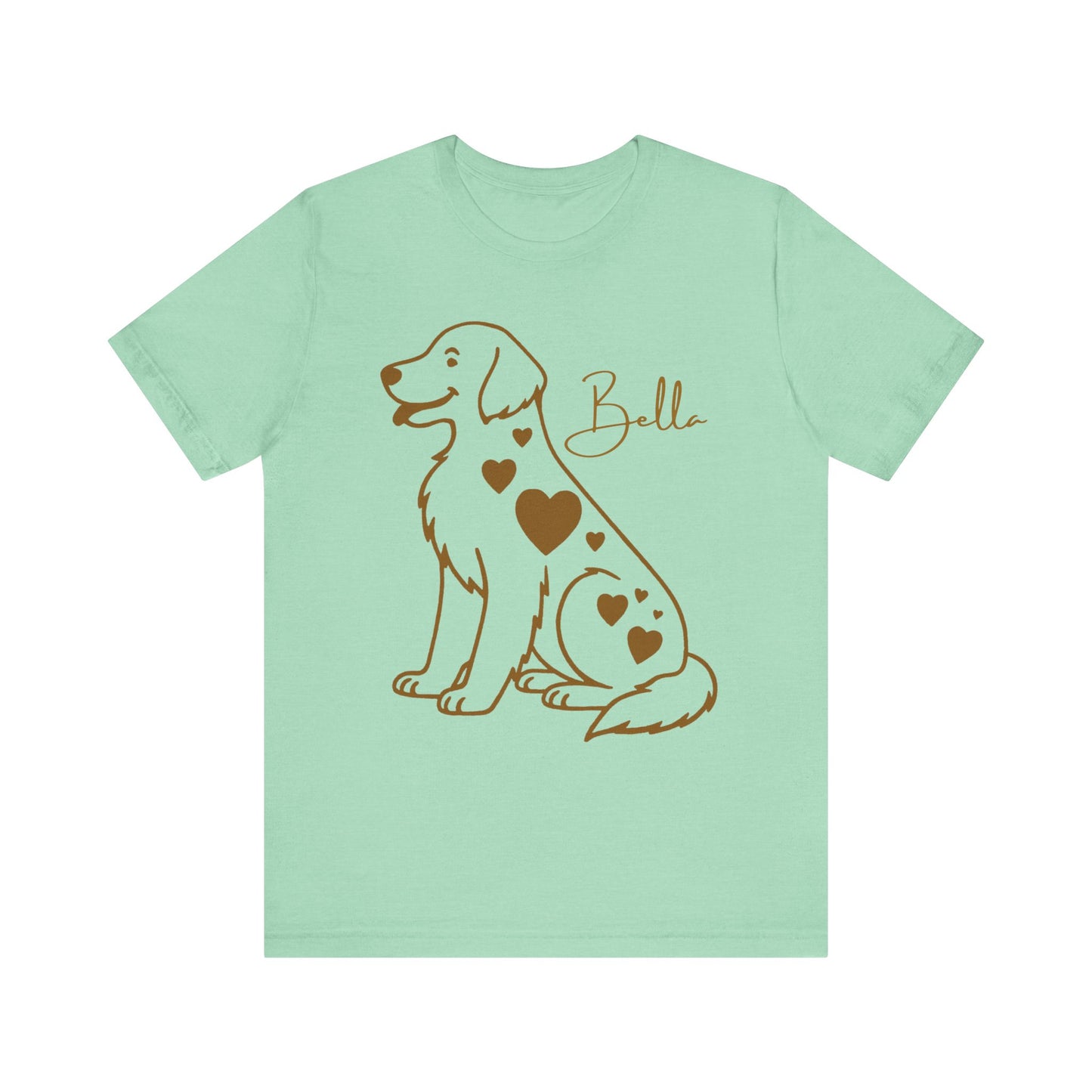 Golden Retriever Heart Dog TShirt