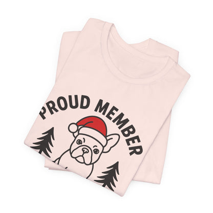 French Bulldog Naughty List TShirt