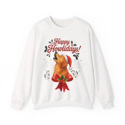 Golden Retriever Happy Howlidays Sweatshirt