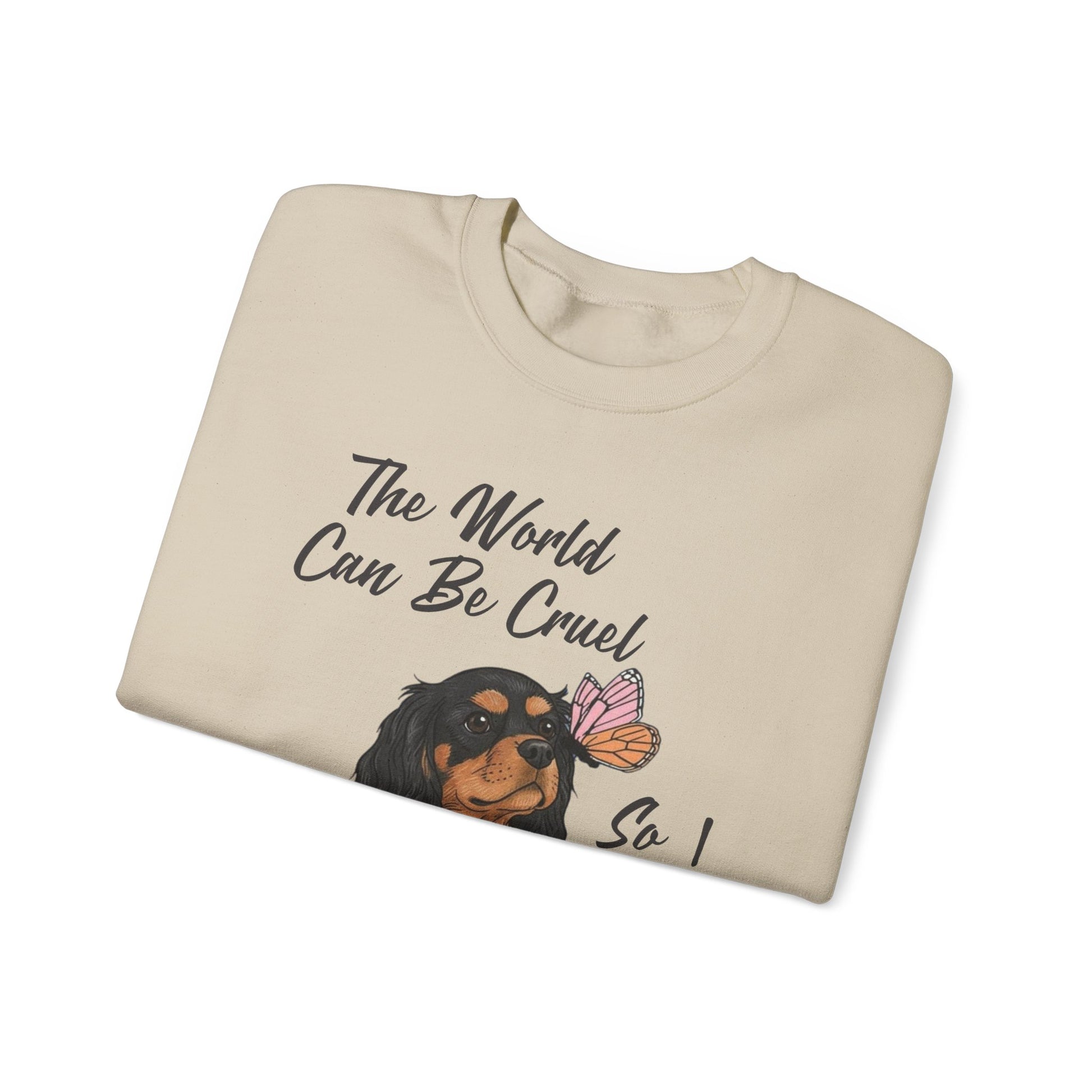 Cruel World Black Tan Cavalier Sweatshirt