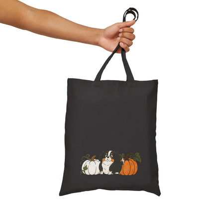 Tricolor Cavalier Pupkin Tote Bag