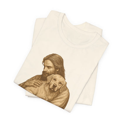 Golden Retriever Jesus TShirt