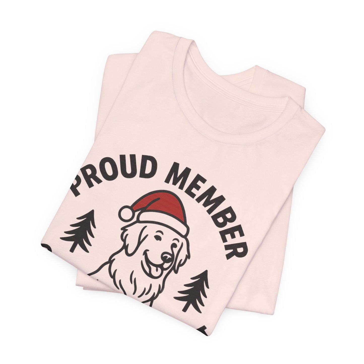 Golden Retriever Naughty List TShirt