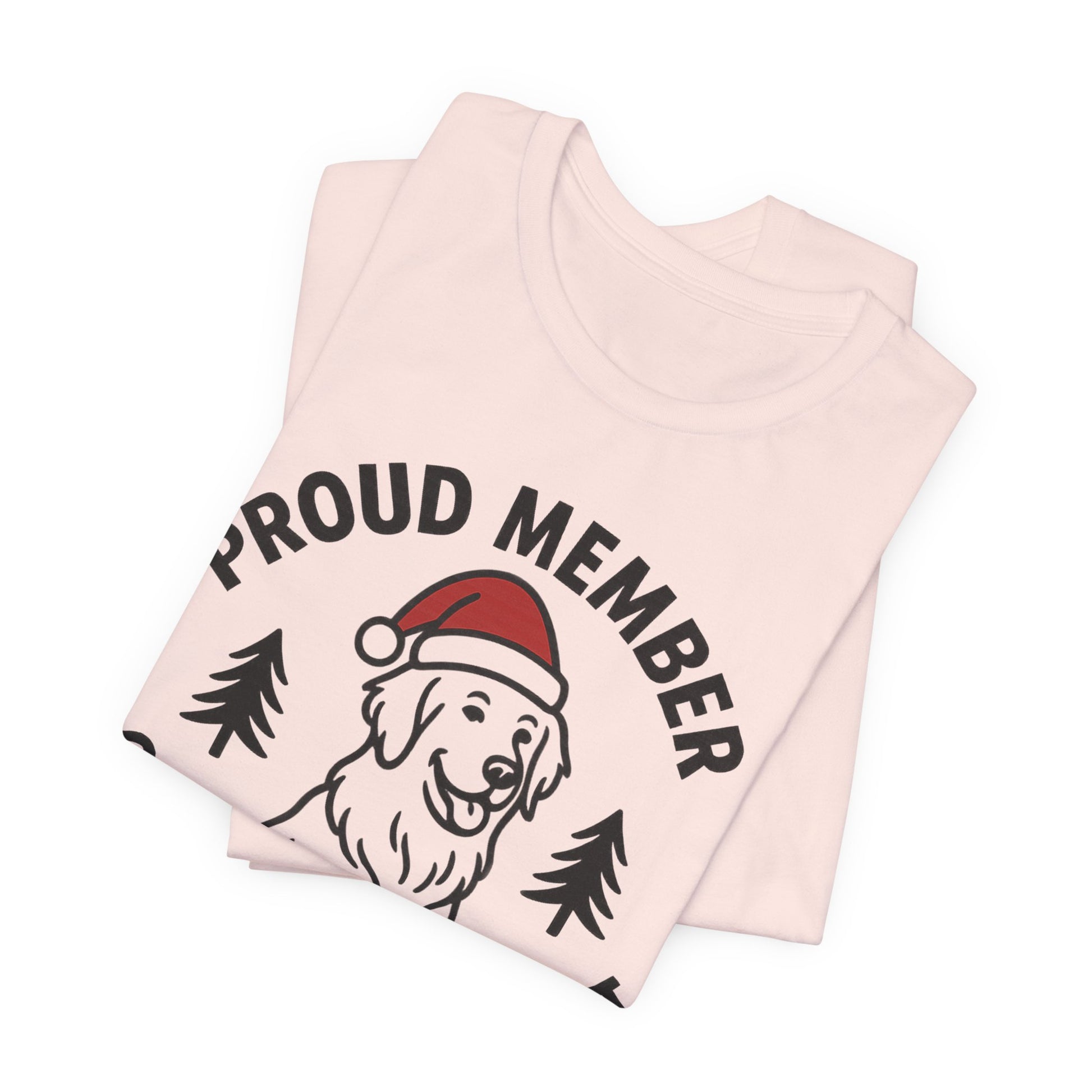 Golden Retriever Naughty List TShirt