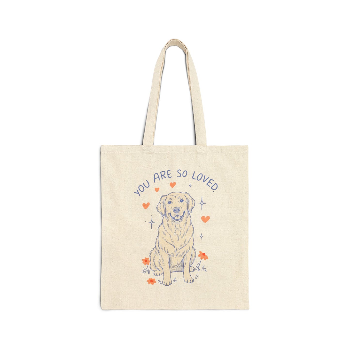 Golden Retriever Always Loved Tote Bag