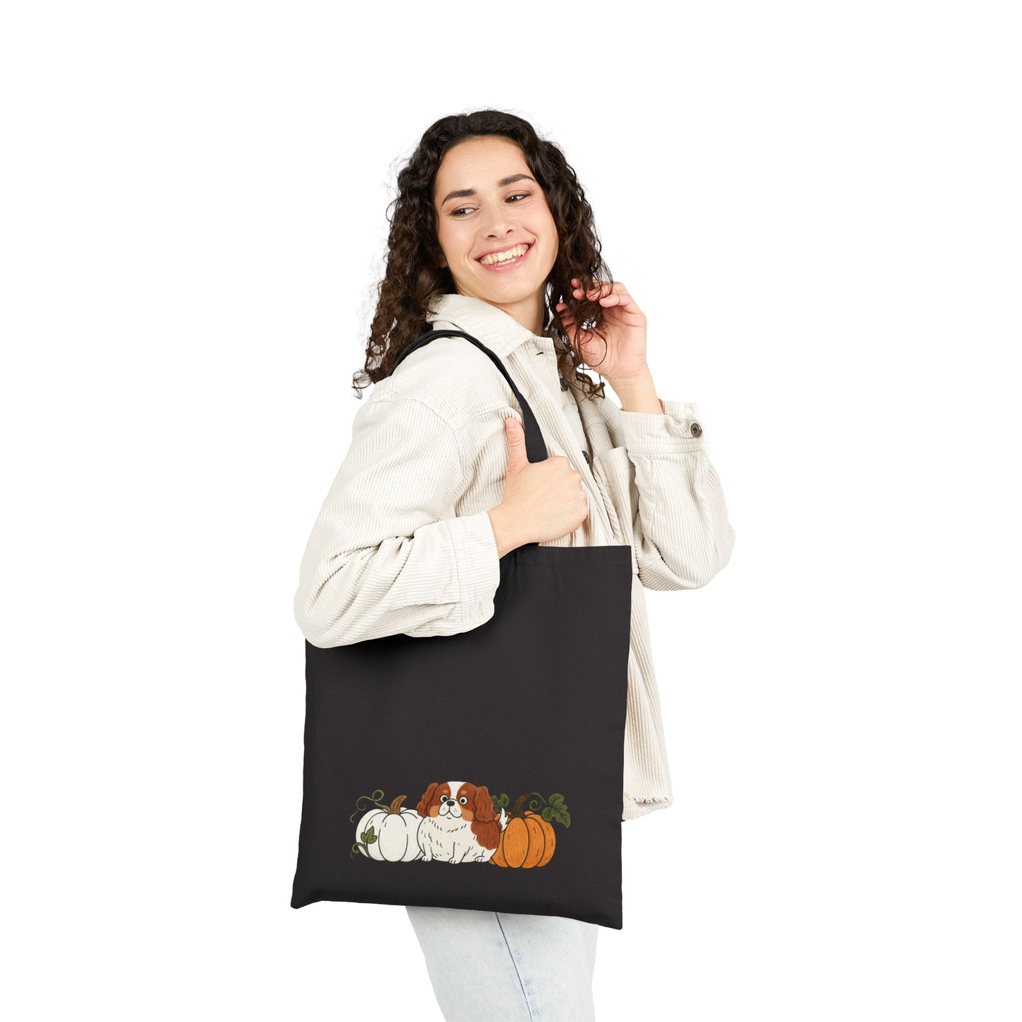 Blenheim Cavalier Pupkin Tote Bag