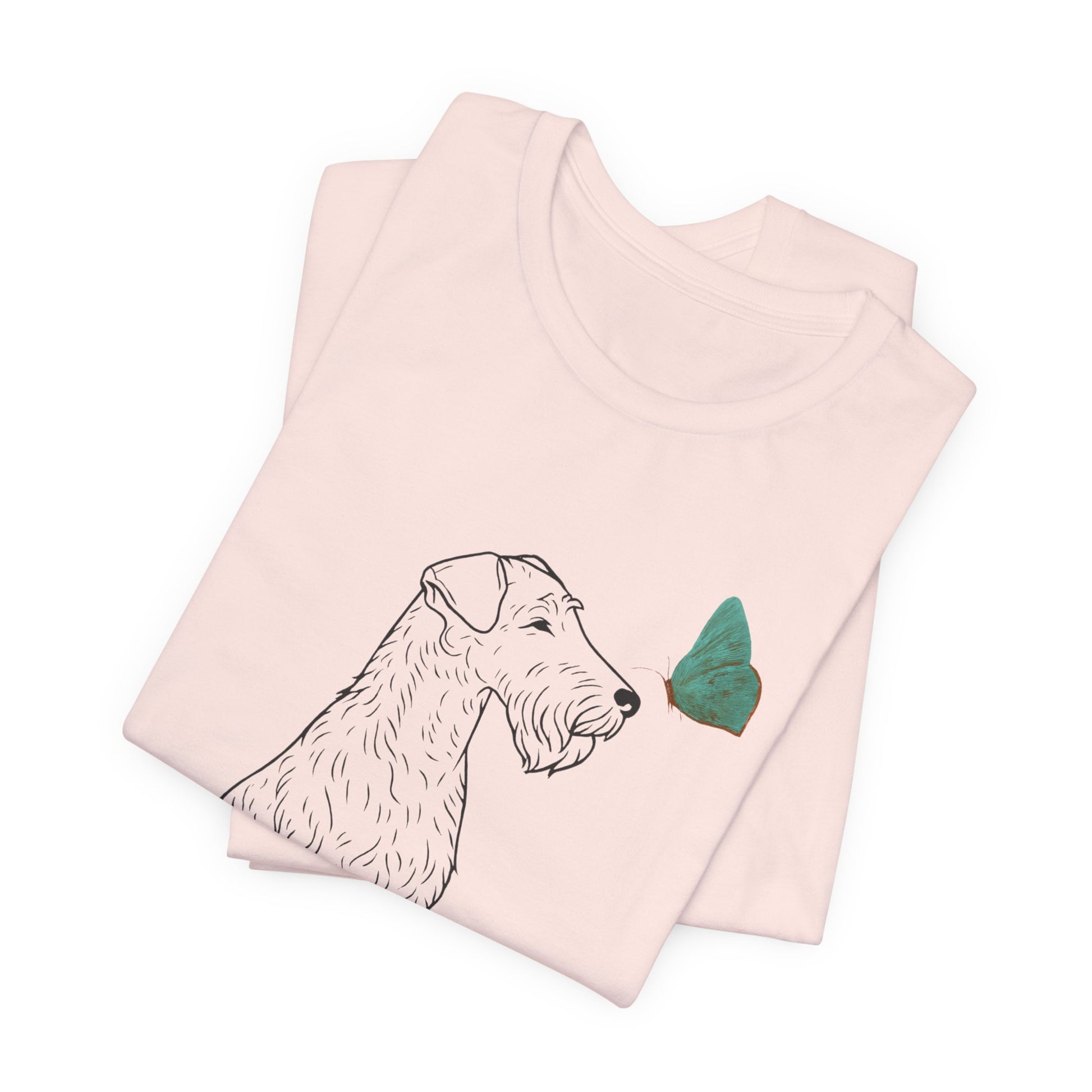 Airedale Terrier Butterfly TShirt