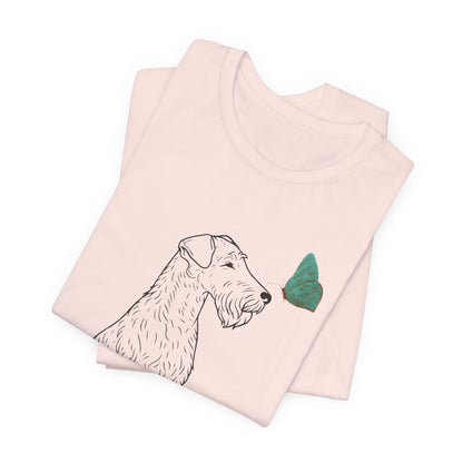 Airedale Terrier Butterfly TShirt