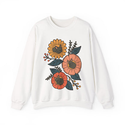 Black Frenchie Sleeping Flowers Sweatshirt