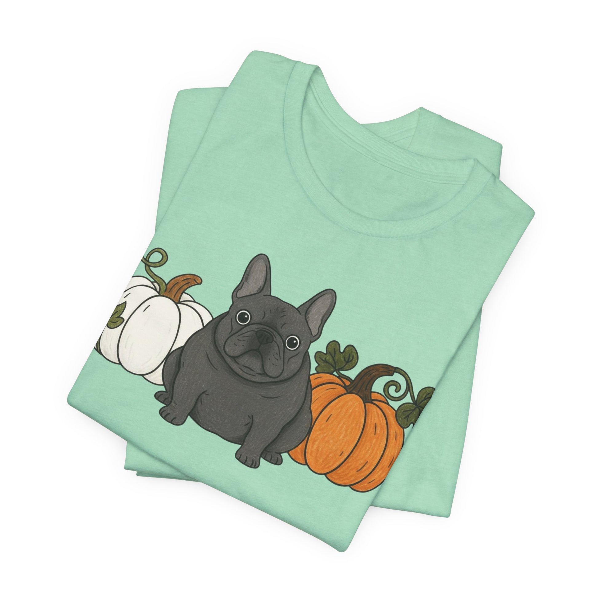 Black Frenchie Pupkin Unisex Tshirt