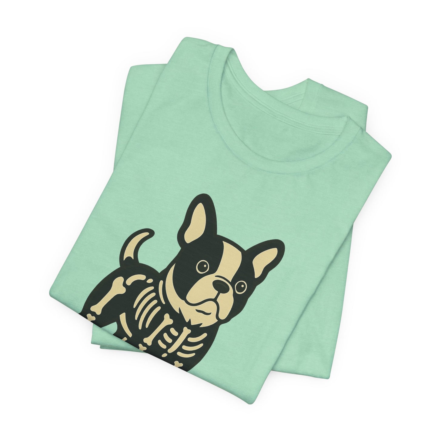 Piebald French Bulldog Stay. Slay. Halloween TShirt