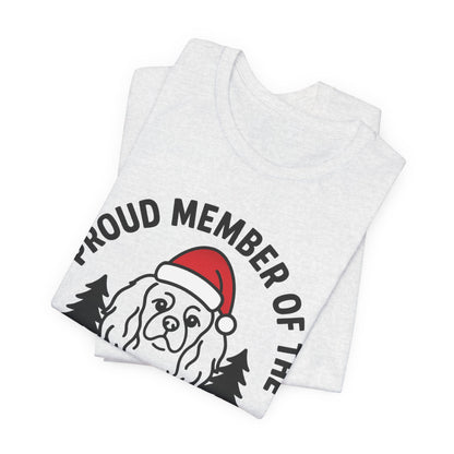 Cavalier King Charles Naughty List TShirt