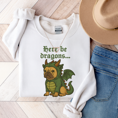 Fawn Frenchie Dragons Sweatshirt