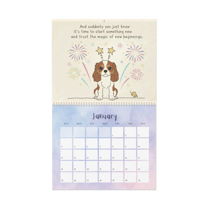 2026 Affirmations Blenheim Cavalier Wall Calendar