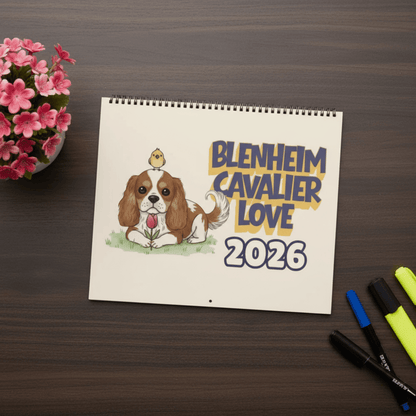 2026 Affirmations Blenheim Cavalier Wall Calendar