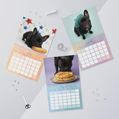 2026 Black Frenchie Wall Calendar