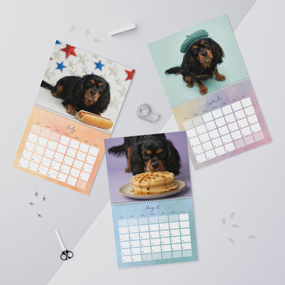 2026 Black Tan Cavalier Wall Calendar