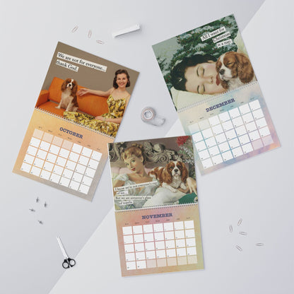 2026 Blenheim Cavalier Snarky Sassy Wall Calendar