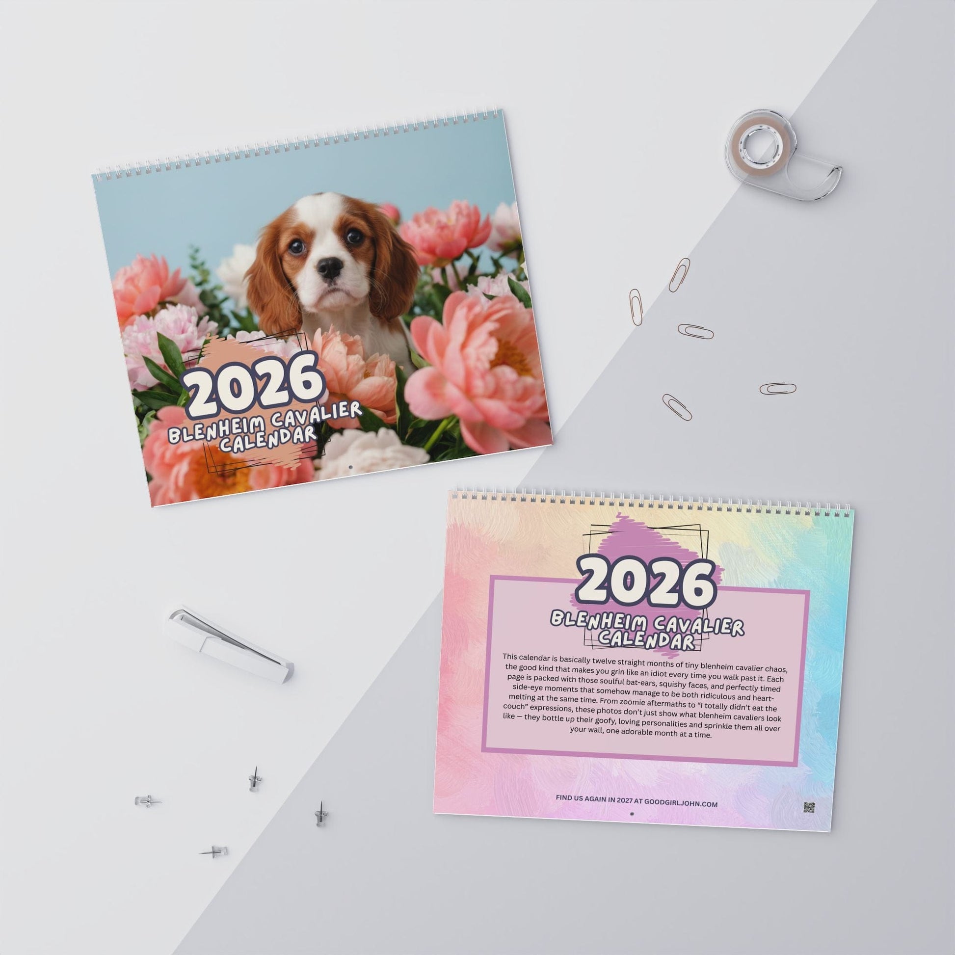 2026 Blenheim Cavalier Wall Calendar