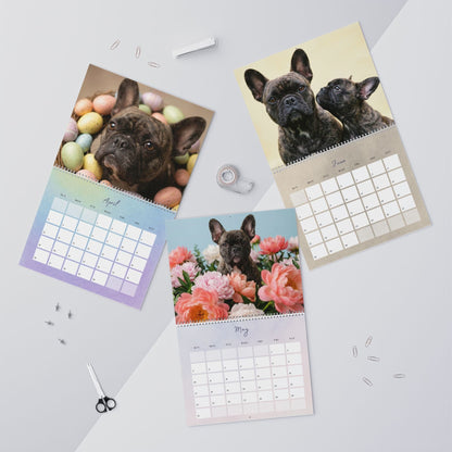 2026 Brindle Frenchie Wall Calendar